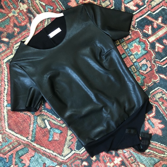 Commando | Faux Leather Bodysuit - Picture 6 of 9